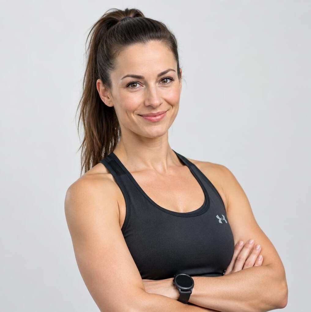 Portrait of a Slovenian female fitness trainer smiling